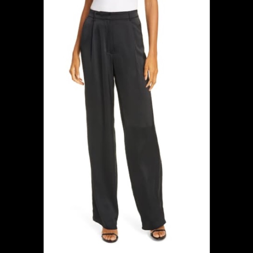 ATM Anthony Thomas Melillo Wide Leg Pleated Pants